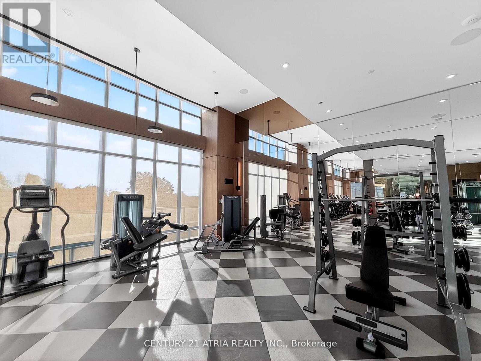 802 - 30 Inn On The Park Drive, Toronto, ON - Indoor Photo Showing Gym Room
