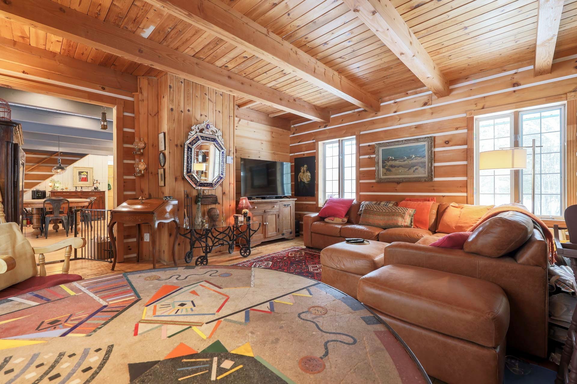 Salon - 218Z Ch. Potvin, Duhamel, QC - Indoor Photo Showing Living Room