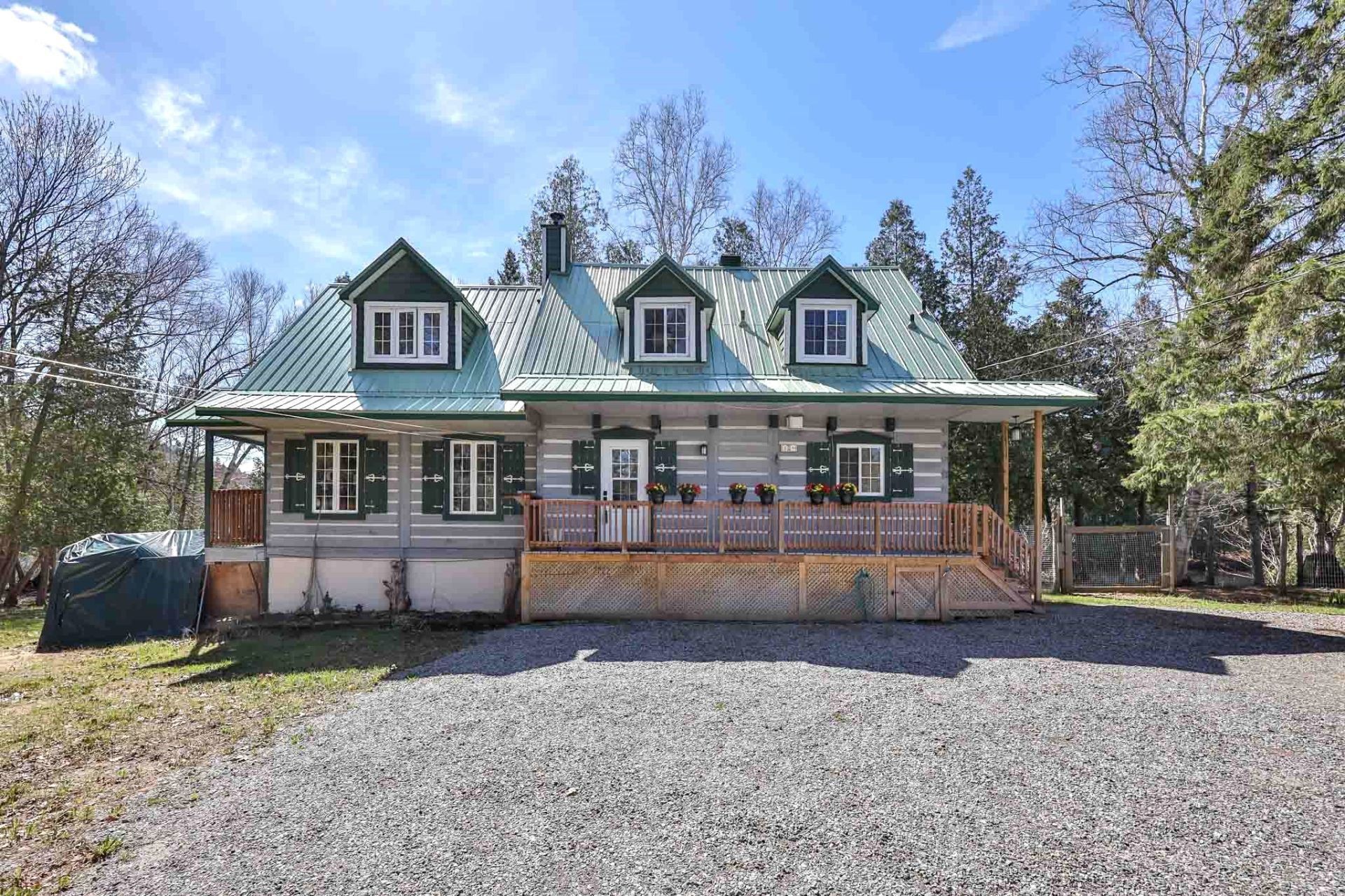 Façade - 218Z Ch. Potvin, Duhamel, QC - Outdoor With Deck Patio Veranda
