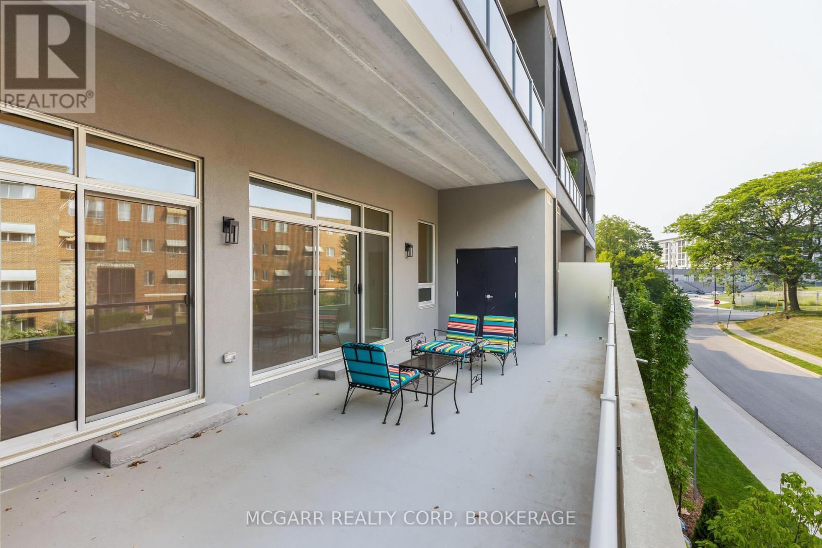 Large storage room on terrace - 507 - 77 Yates Street, St. Catharines (Downtown), ON - Outdoor With Exterior