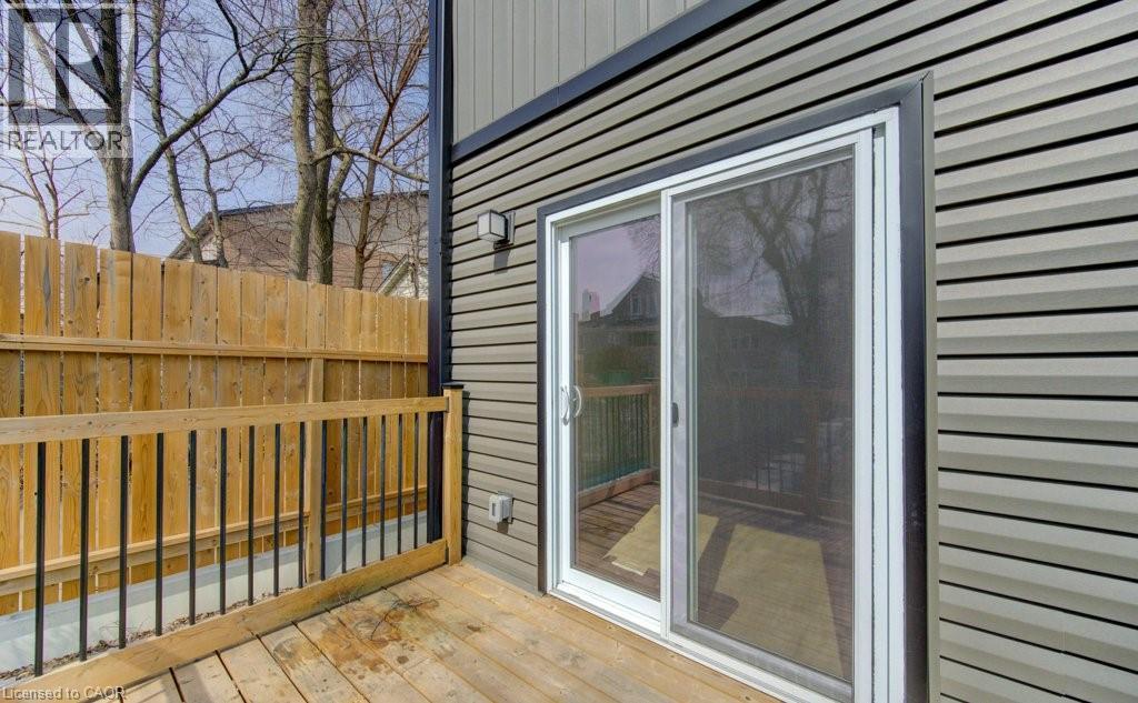 View of deck - 113 Walter Street, Kitchener, ON - Outdoor With Exterior