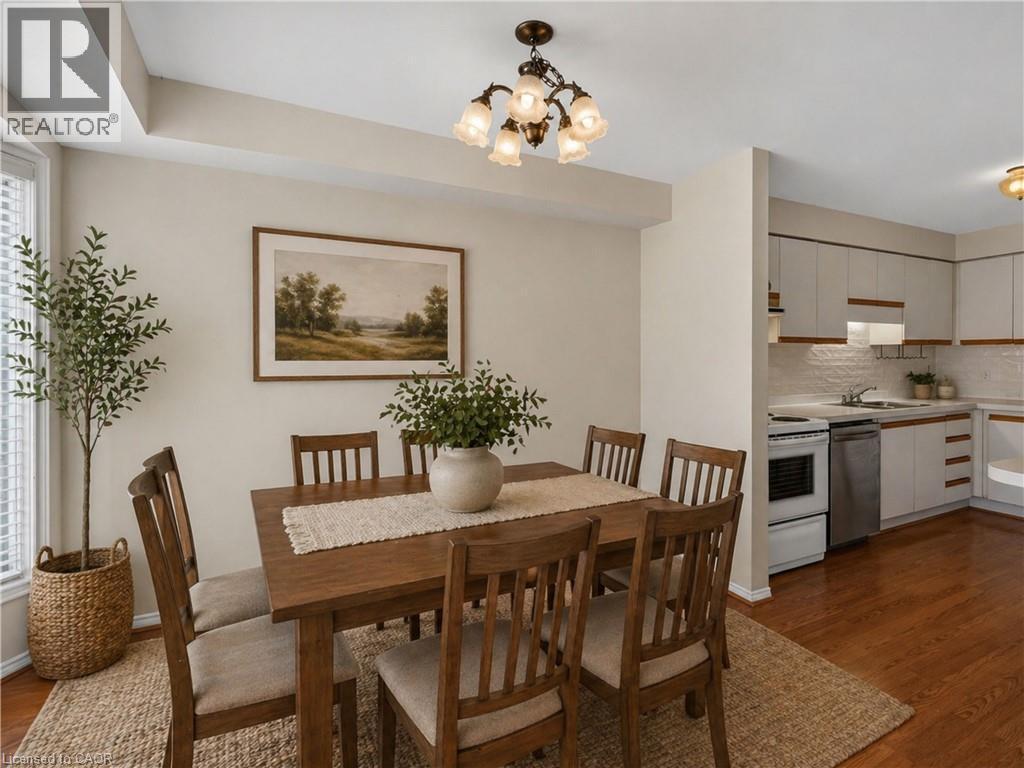Virtually Staged / Enhanced - 86 Rita Avenue, Hamilton, ON - Indoor Photo Showing Dining Room