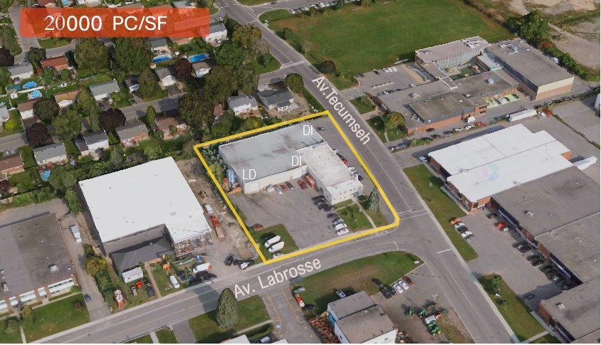 Aerial View - 115 - 117 Av. Labrosse, Pointe-Claire, QC -