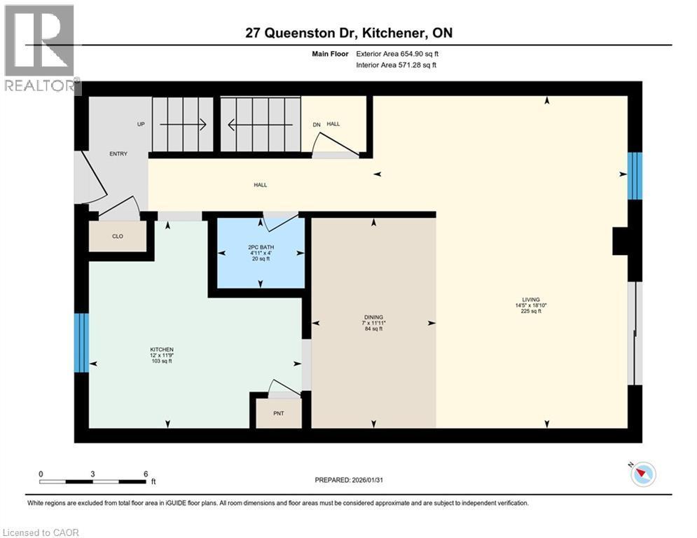View of room layout - 27 Queenston Drive, Kitchener, ON - Other