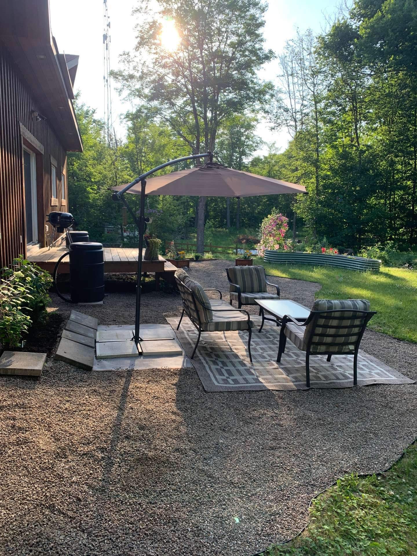 Courtyard - 40 Ch. Davidson, La Pêche, QC - Outdoor With Deck Patio Veranda