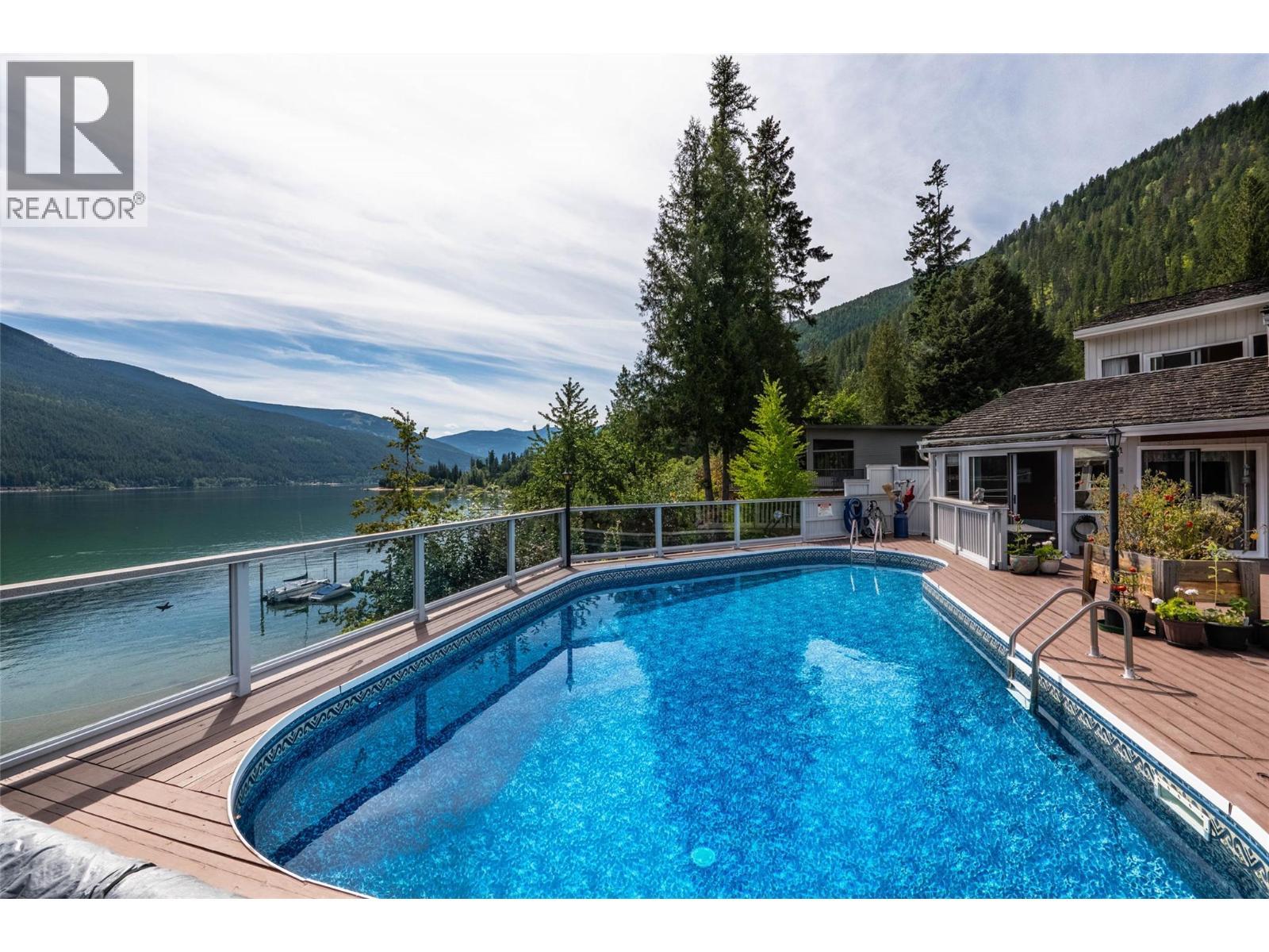 1896 3A Highway, Nelson, BC - Outdoor With In Ground Pool