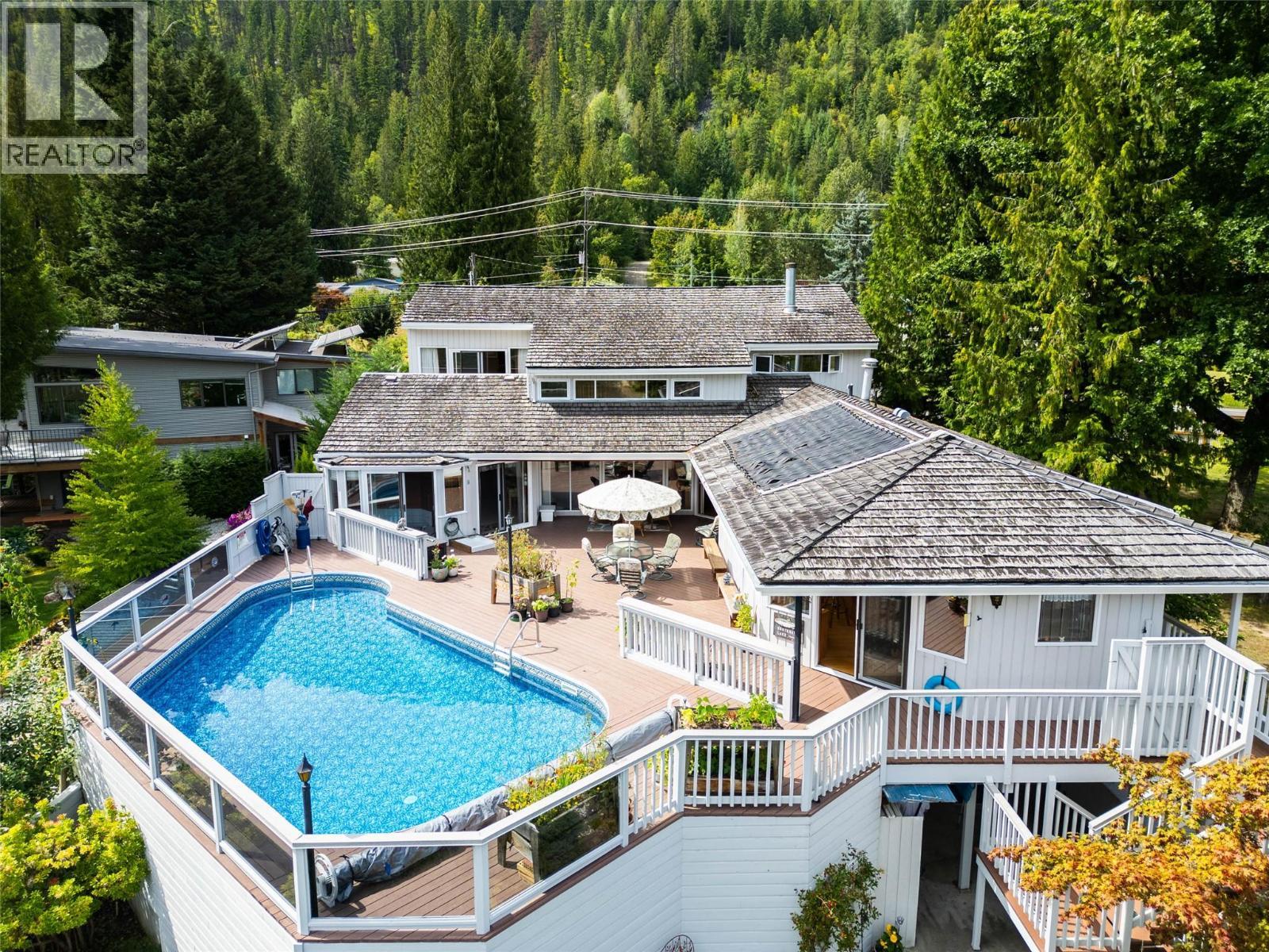 1896 3A Highway, Nelson, BC - Outdoor With Deck Patio Veranda