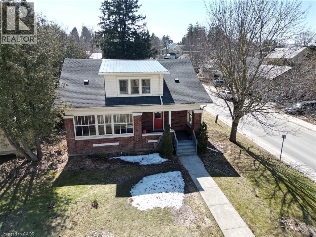 Aerial view of front facade - 33 Main Street E, Drayton, ON - Outdoor