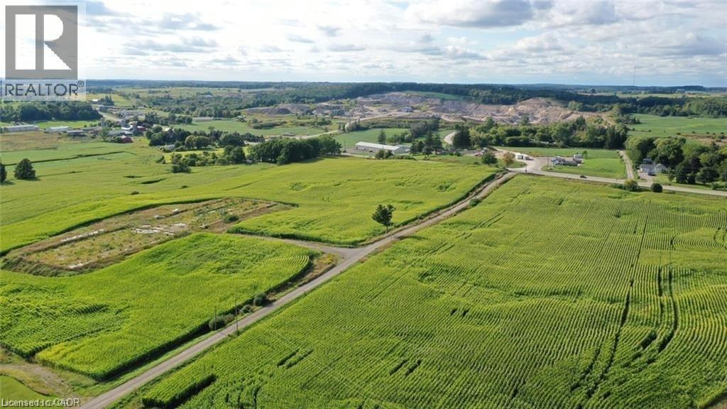 Aerial view of sparsely populated area with large plots for crops - 2265 Snyder'S Road E, Kitchener, ON