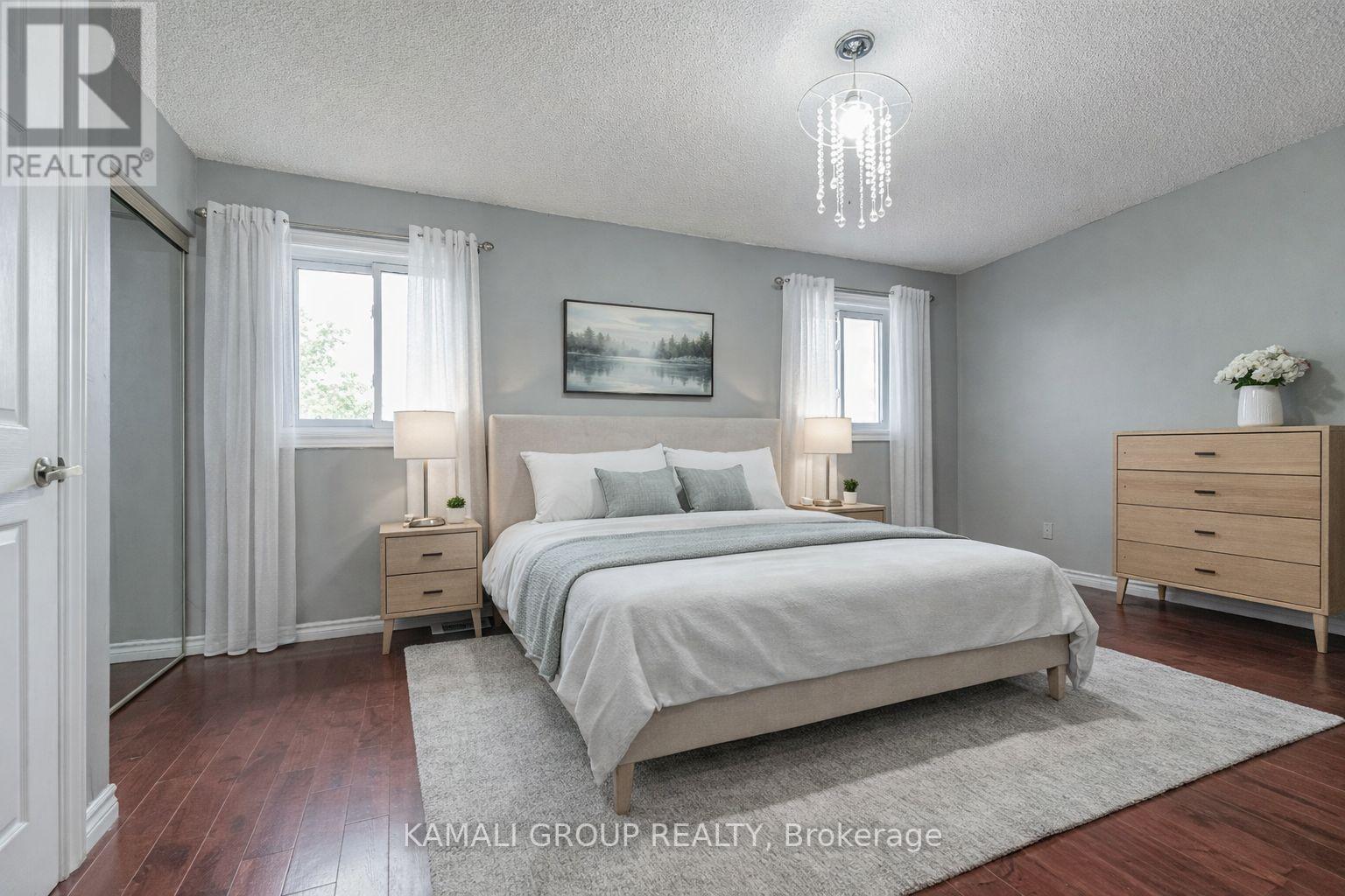 Virtual Staging - Main - 77 Ecclestone Drive, Brampton, ON - Indoor Photo Showing Bedroom