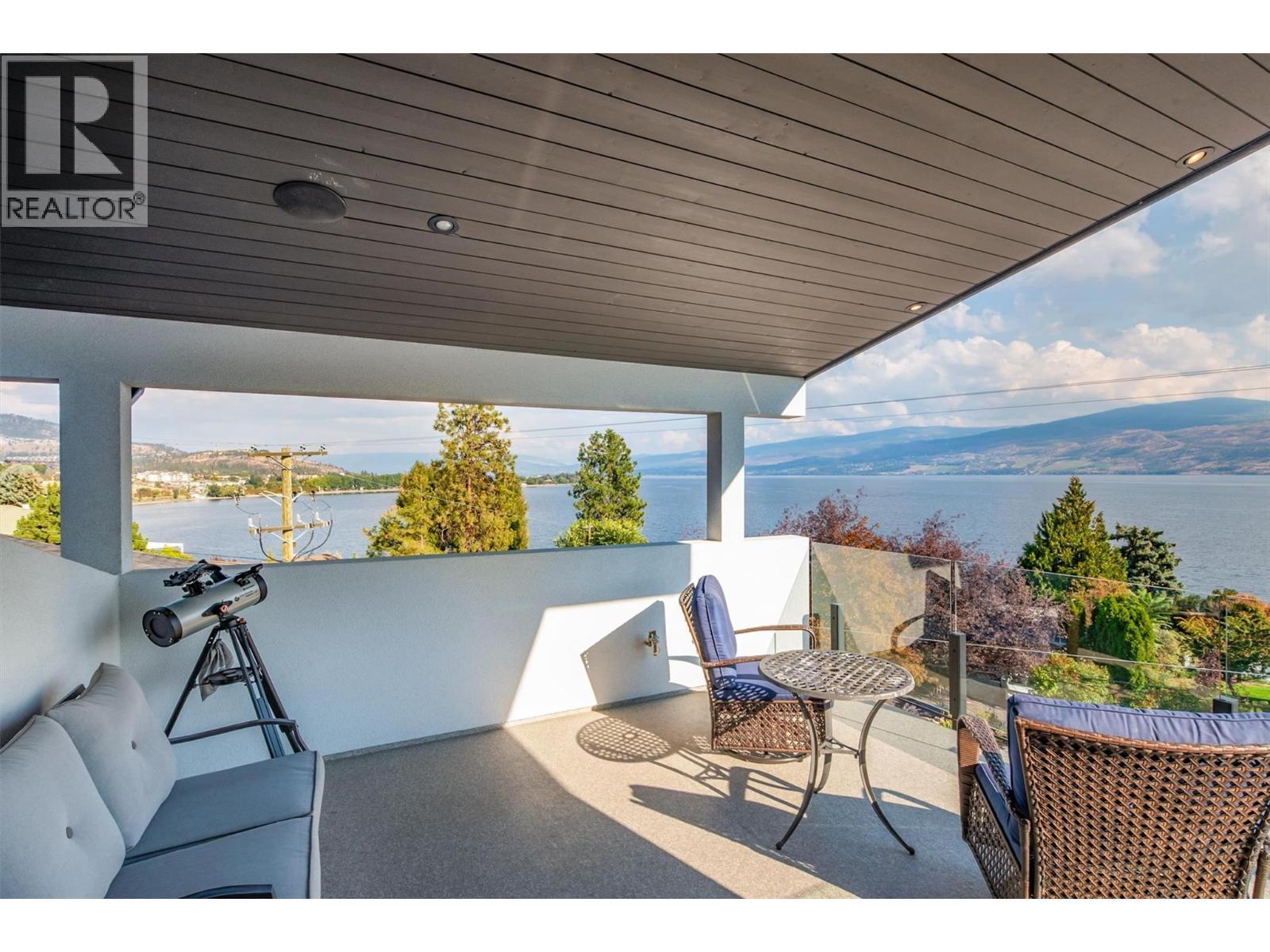 3961 Beachview Drive E, West Kelowna, BC - Outdoor With Body Of Water With Deck Patio Veranda With Exterior