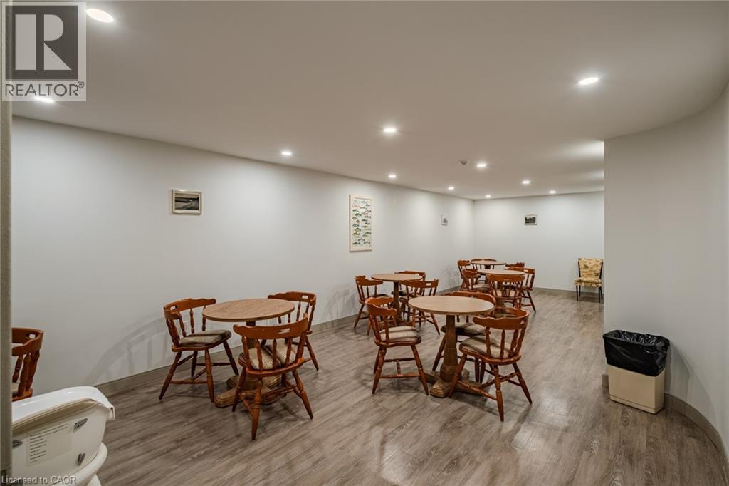Dining space with recessed lighting and wood finished floors - 30 John Street, Port Dover, ON