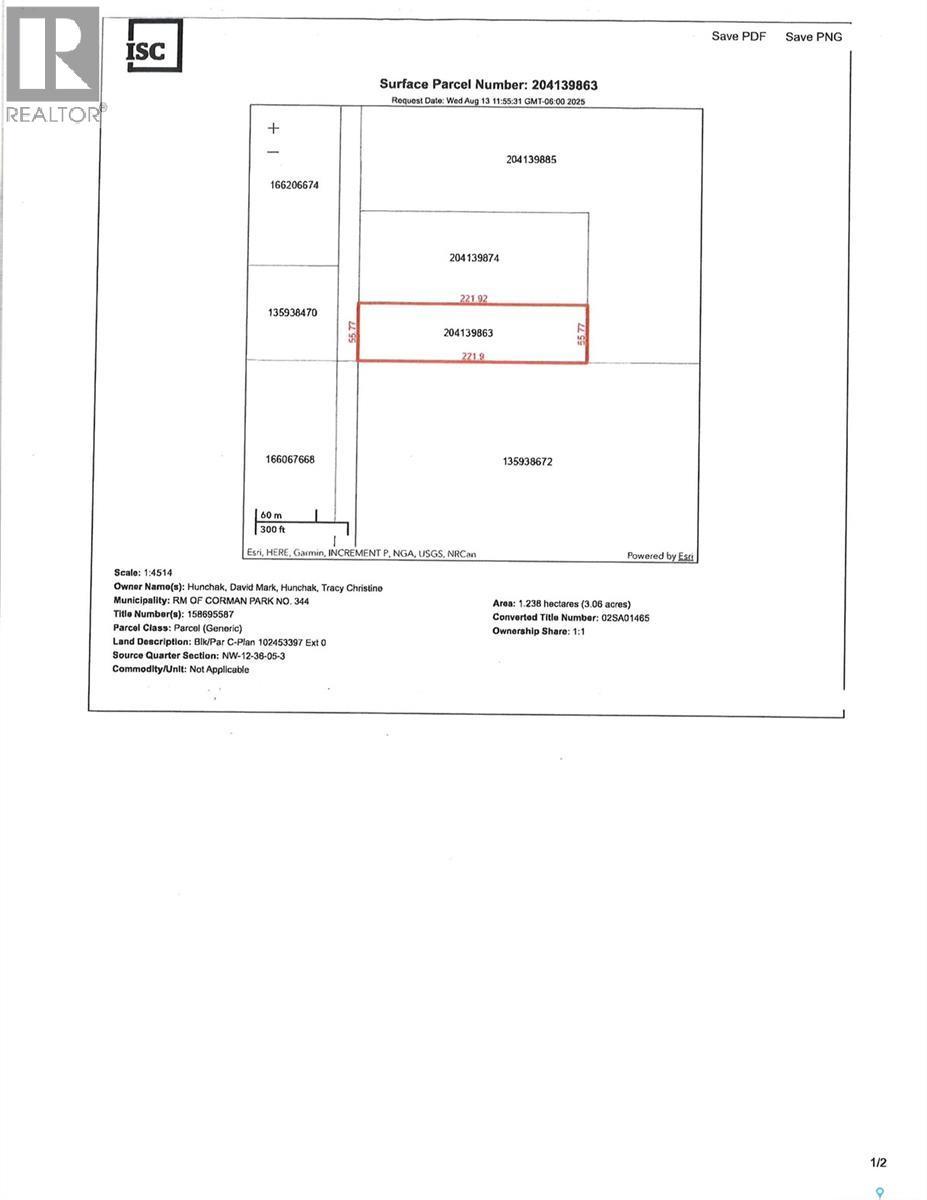 Acreage Lot, Corman Park Rm No. 344, SK