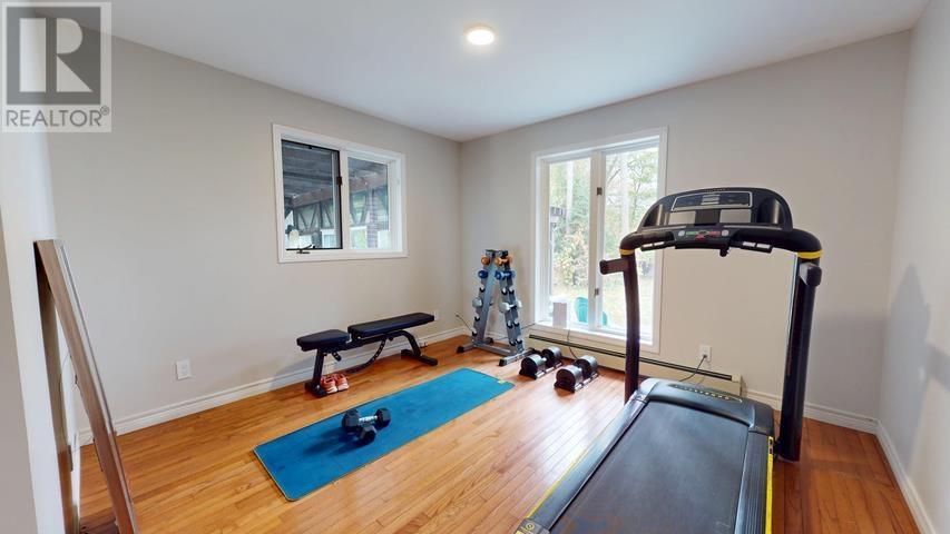 200 Watson Rd, Echo Bay, ON - Indoor Photo Showing Gym Room