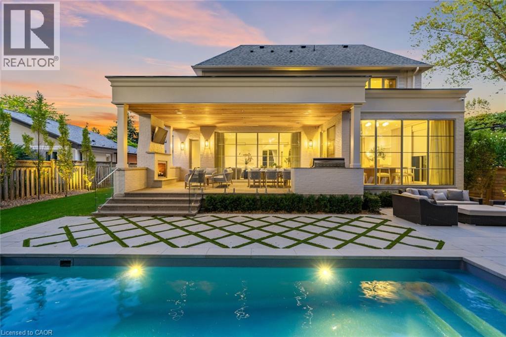 304 Pomona Avenue, Burlington, ON - Outdoor With In Ground Pool With Deck Patio Veranda