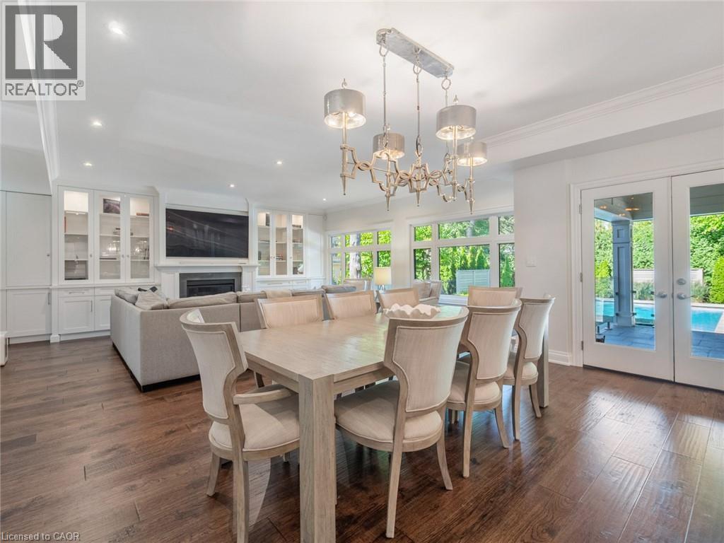 3087 Lakeshore Road, Burlington, ON - Indoor Photo Showing Dining Room With Fireplace