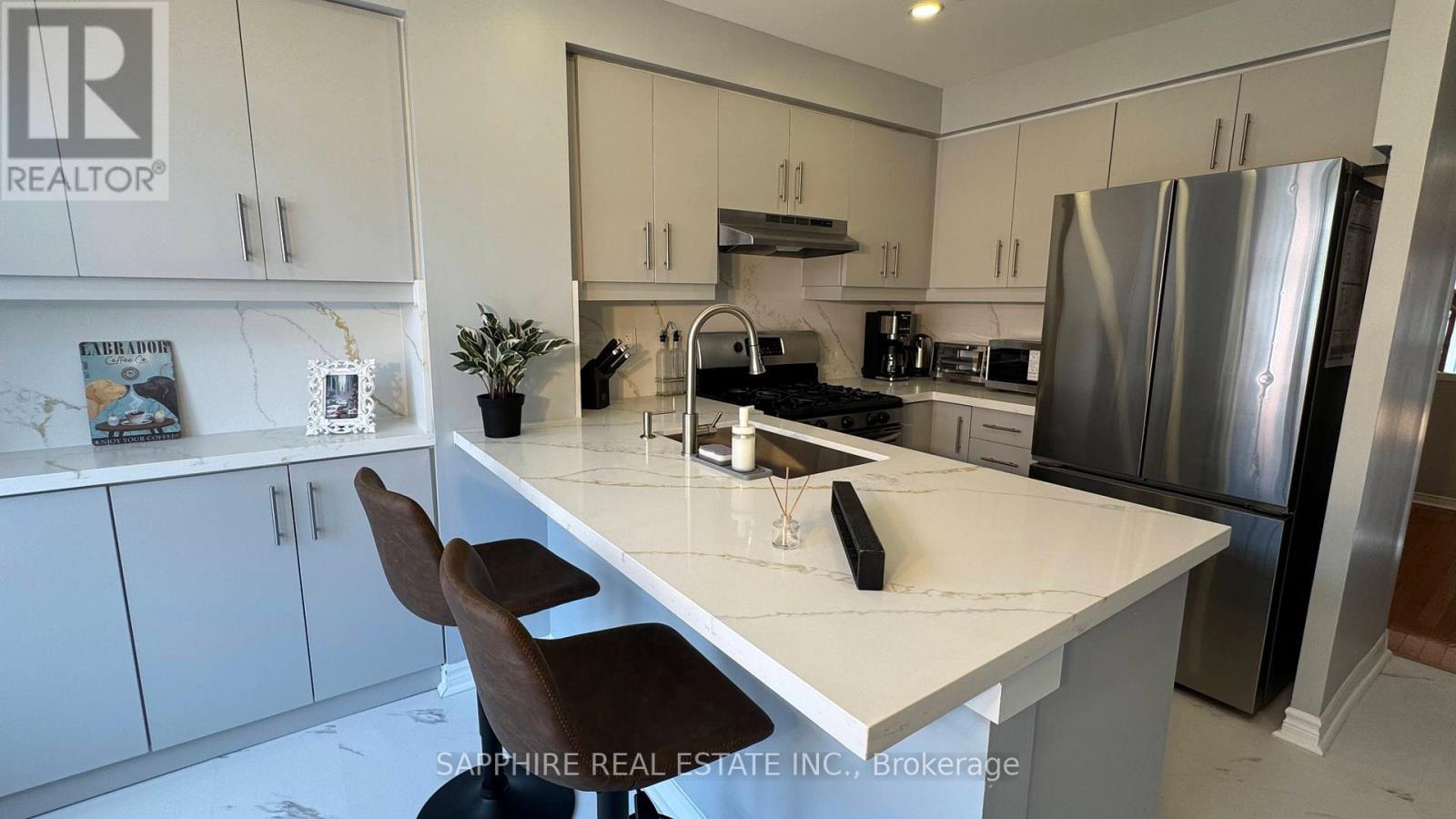 Brand-new Kitchen - 3255 Redpath Circle, Mississauga, ON - Indoor Photo Showing Kitchen With Stainless Steel Kitchen