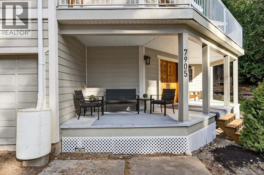 7905 97A Highway, Mara, BC - Outdoor With Deck Patio Veranda With Exterior