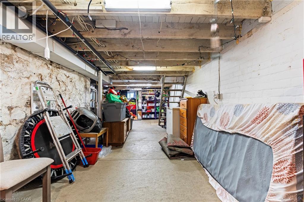 View of unfinished basement - 78 Clyde Street, Hamilton, ON - Indoor