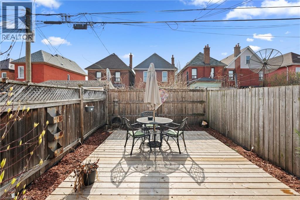 Expansive wood deck with surrounding wood fencing - 78 Clyde Street, Hamilton, ON - Outdoor With Deck Patio Veranda With Exterior