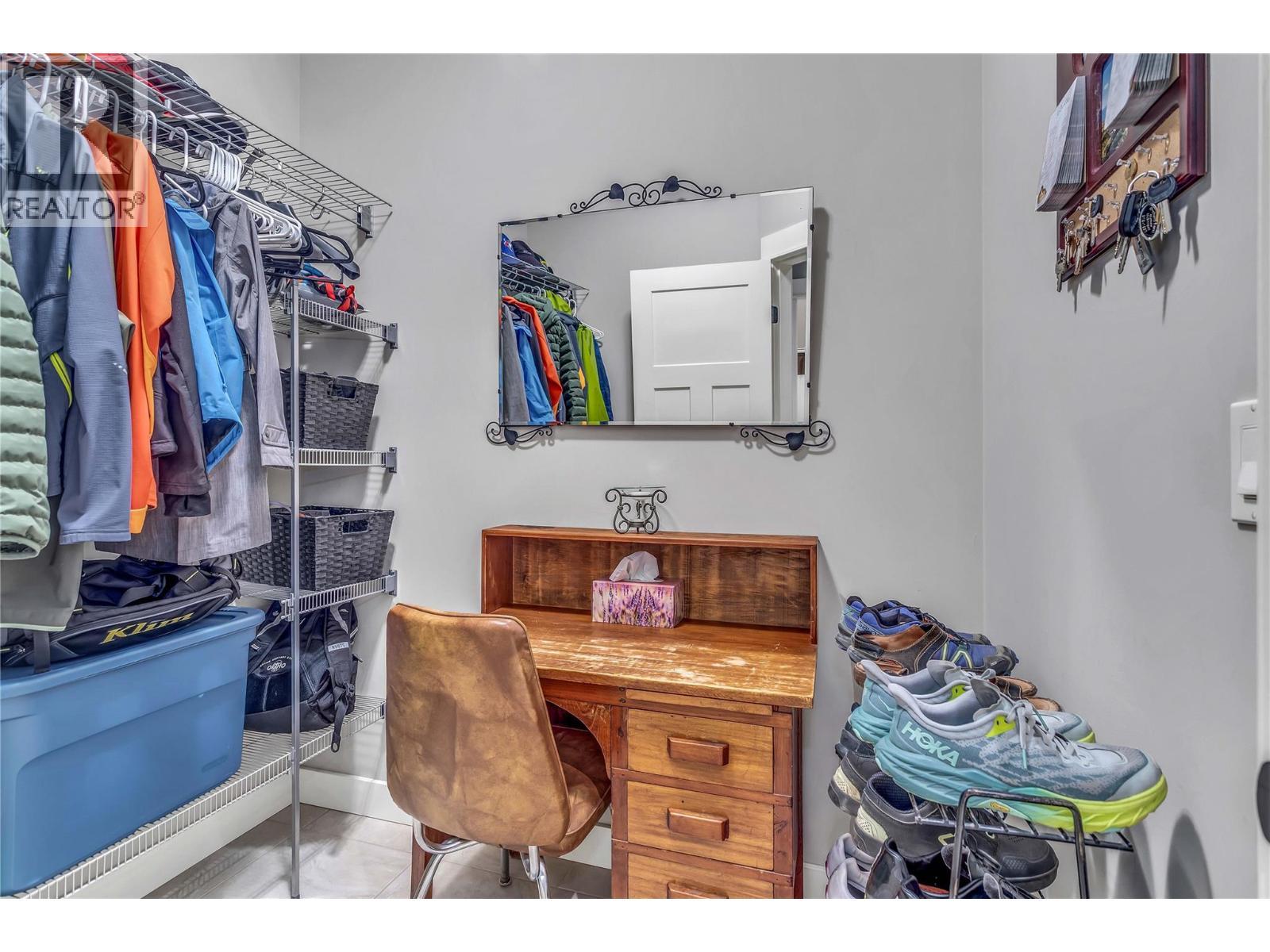 Coat Room - 8780 Braeburn Drive, Coldstream, BC - Indoor With Storage