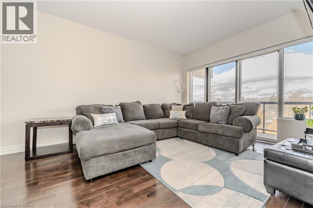 170 Water Street N Unit# 807, Cambridge, ON - Indoor Photo Showing Living Room