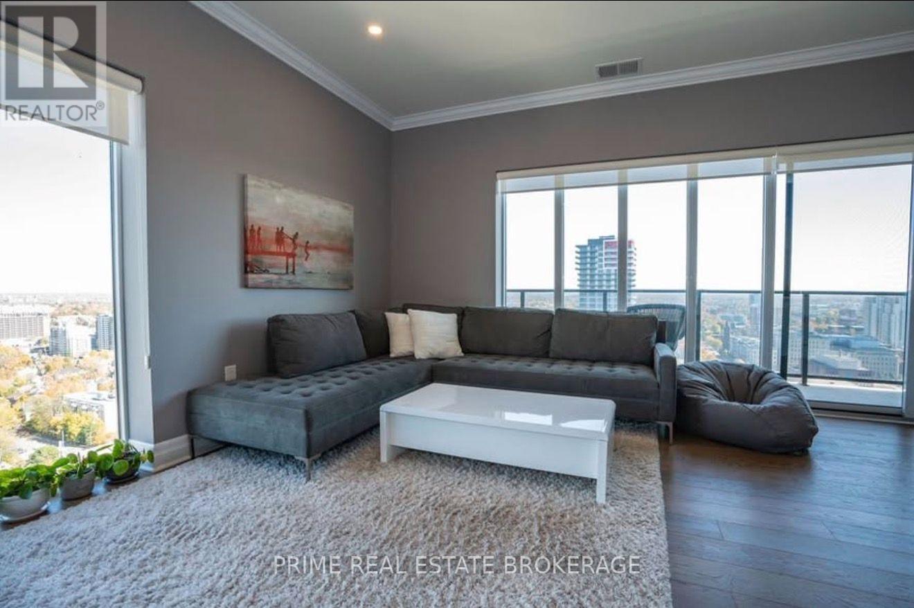 2503 - 505 Talbot Street, London East (East F), ON - Indoor Photo Showing Living Room