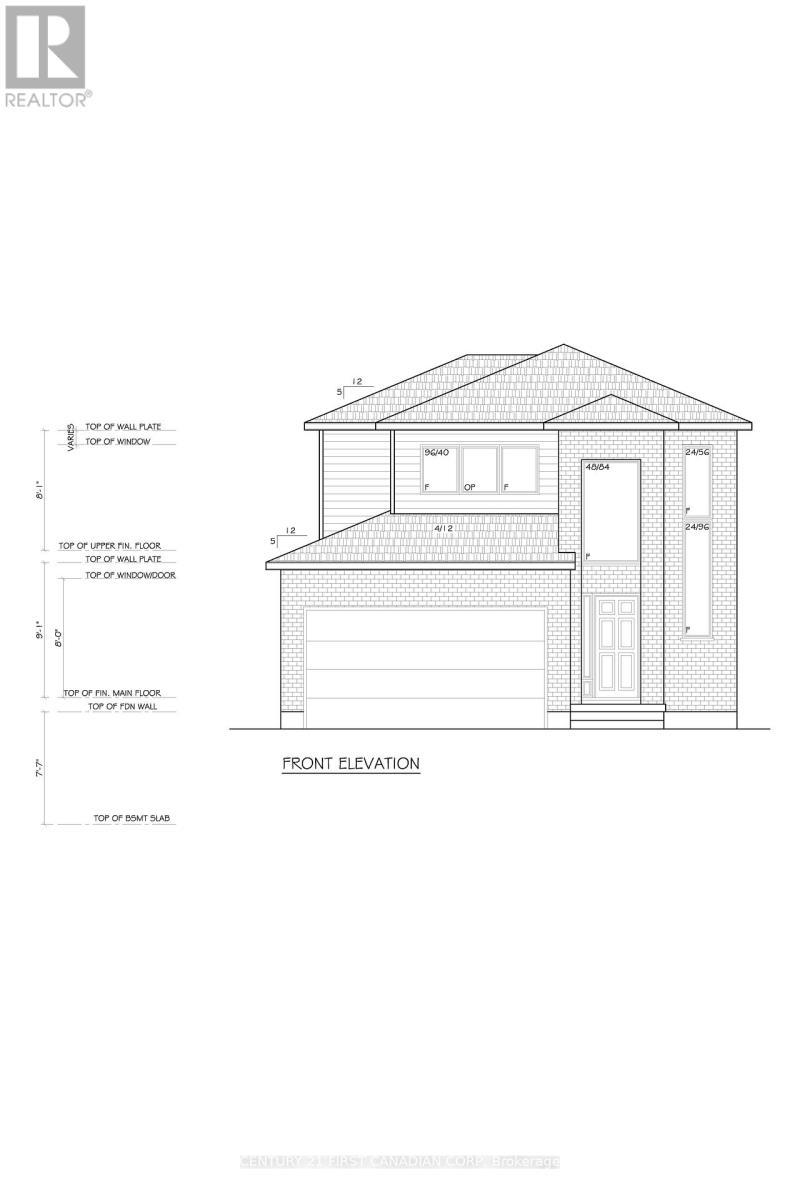 Front Elevation - 844 Gatestone Road Road, London South (South U), ON - Other