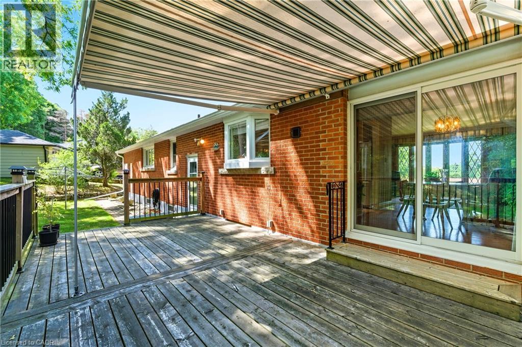 894 Bishop Place, Ancaster, ON - Outdoor With Deck Patio Veranda With Exterior
