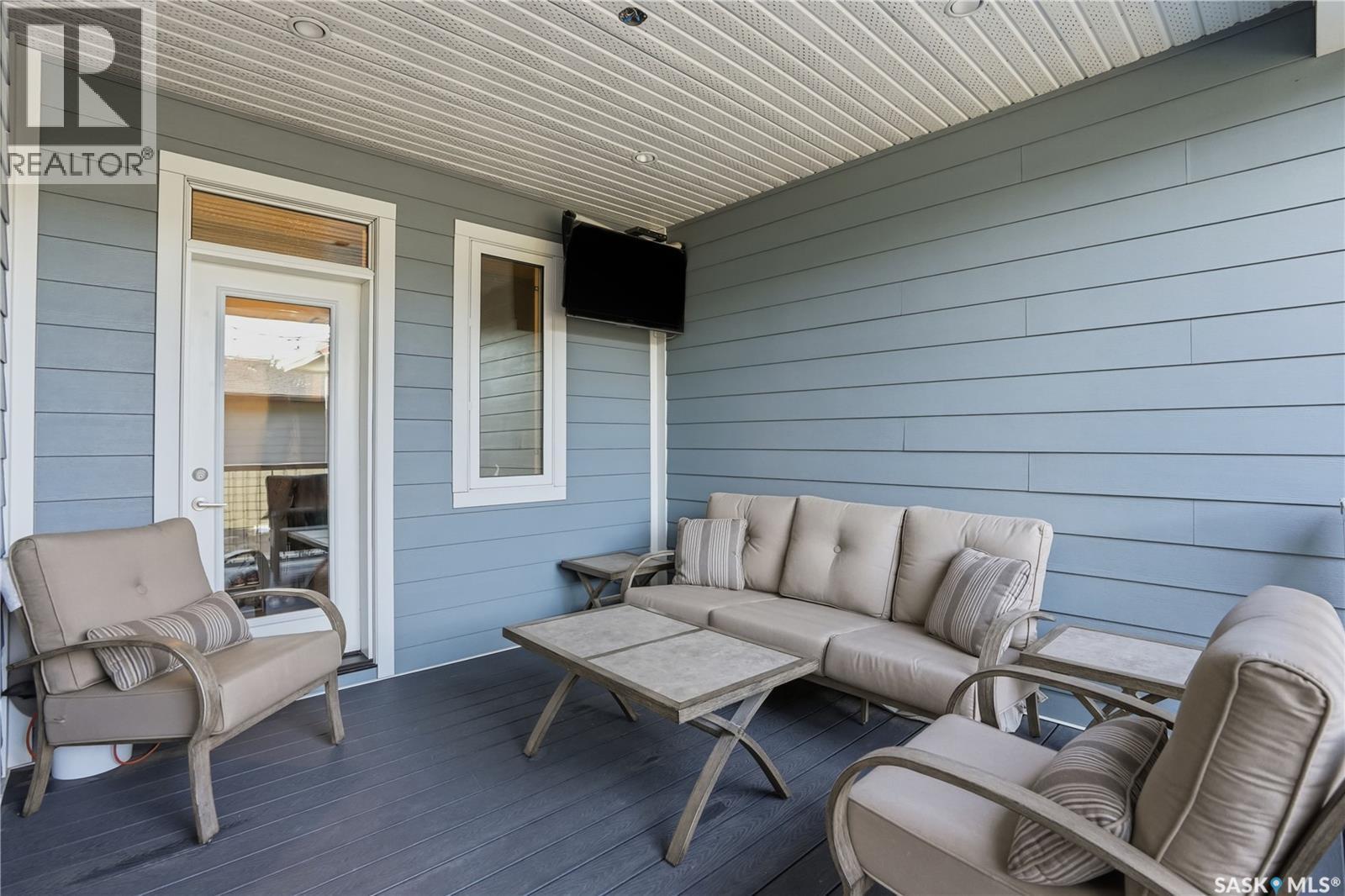 4202 Green Olive Way E, Regina, SK - Outdoor With Deck Patio Veranda With Exterior