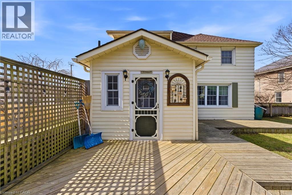 Entrance to Unit A - 9 Willow Street, Paris, ON - Outdoor With Deck Patio Veranda With Exterior