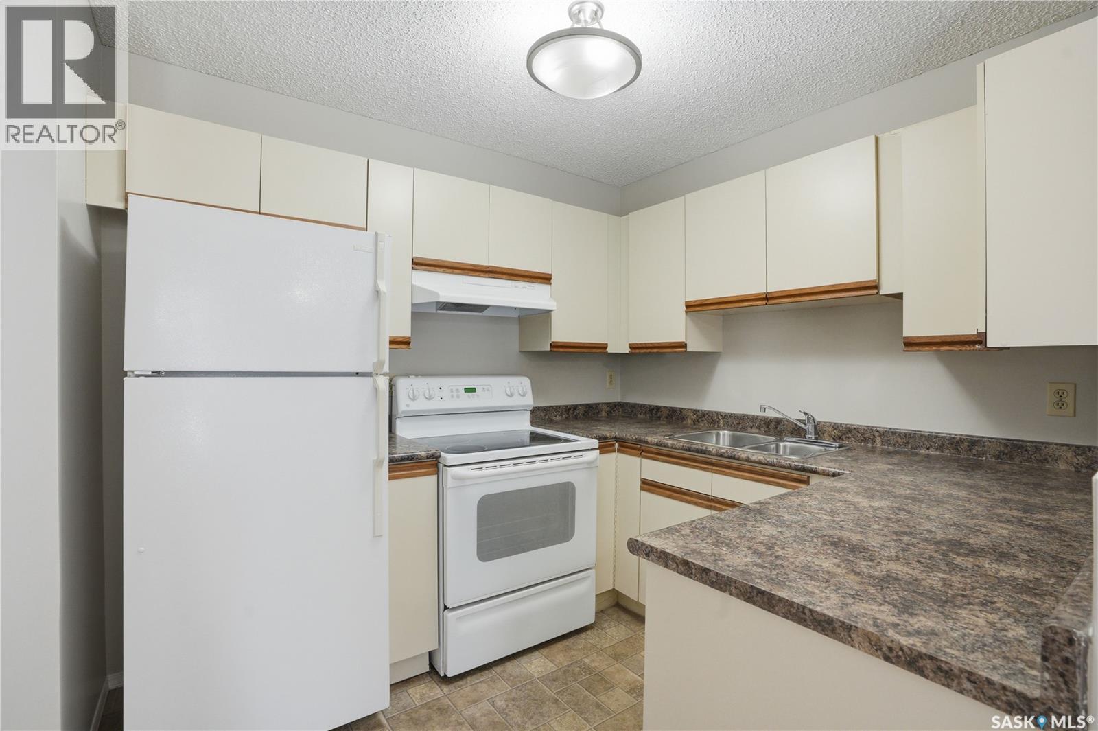 102 503 Tait Crescent, Saskatoon, SK - Indoor Photo Showing Kitchen With Double Sink