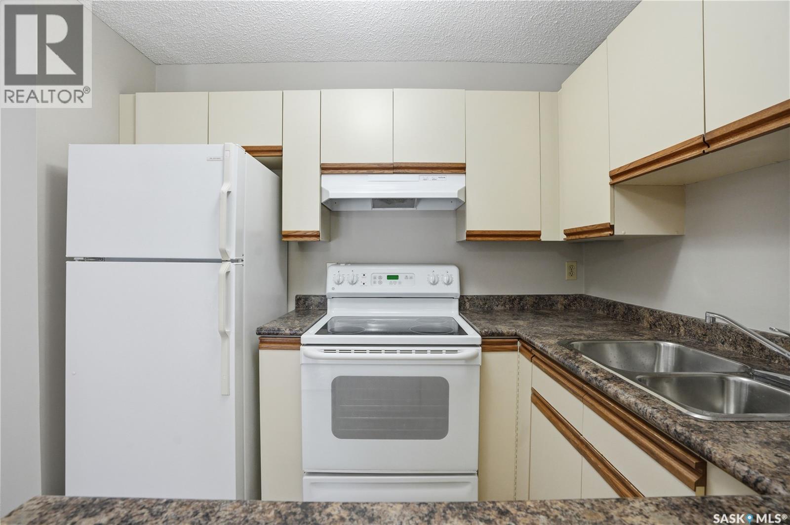 102 503 Tait Crescent, Saskatoon, SK - Indoor Photo Showing Kitchen With Double Sink