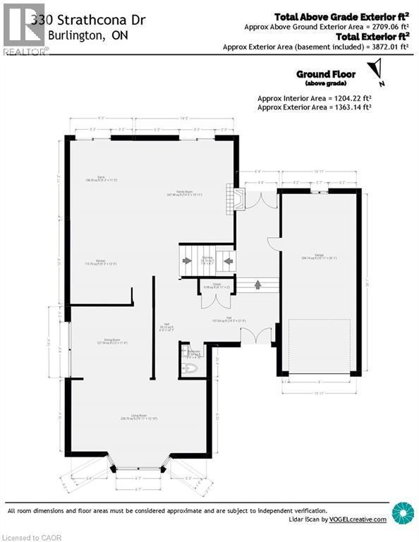 View of home main floor plan - 330 Strathcona Drive, Burlington, ON - Other