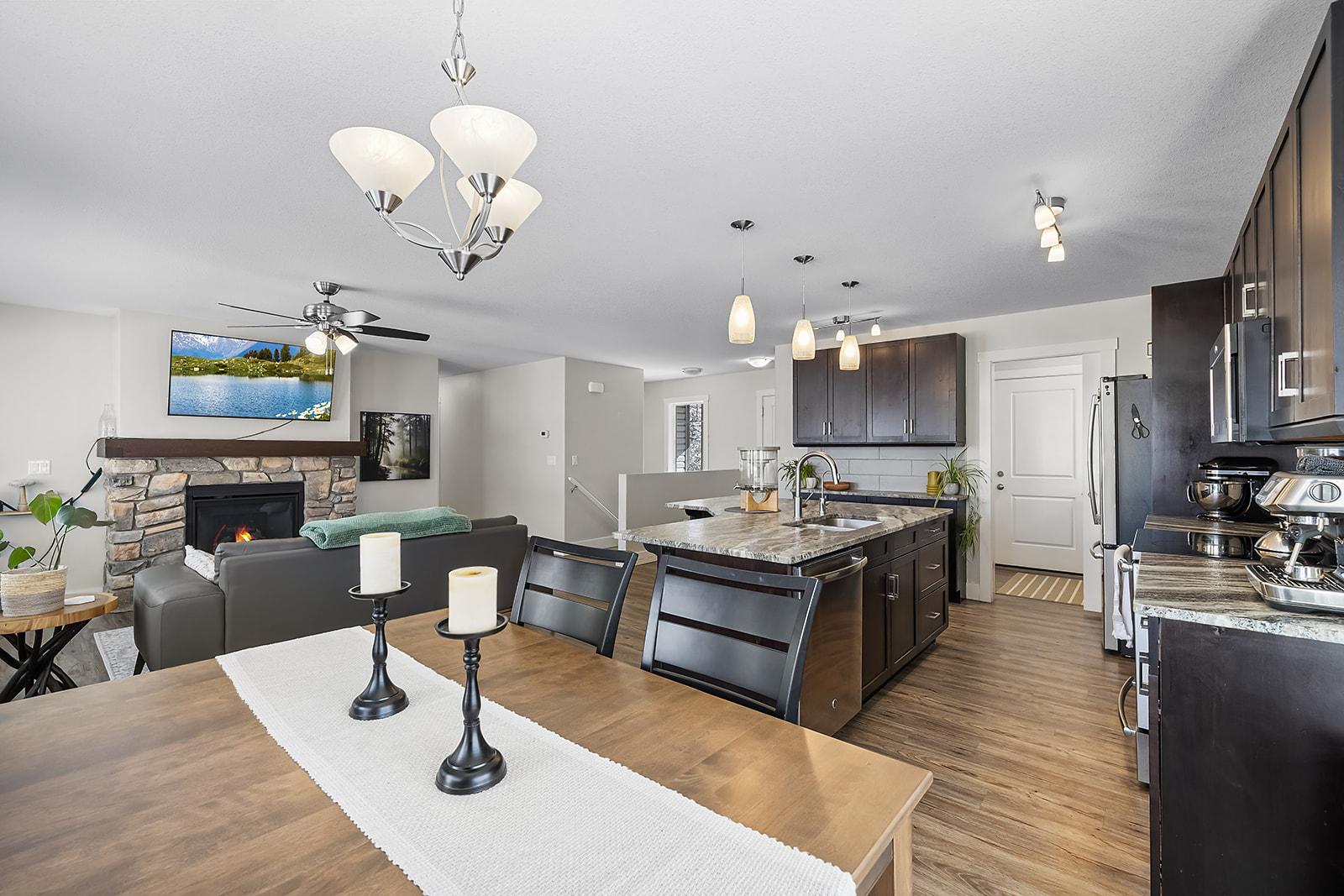 8529 Hwy 95A, Kimberley, BC - Indoor With Fireplace