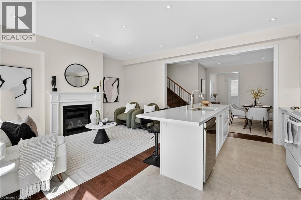 4 Beasley Grove, Ancaster, ON - Indoor With Fireplace