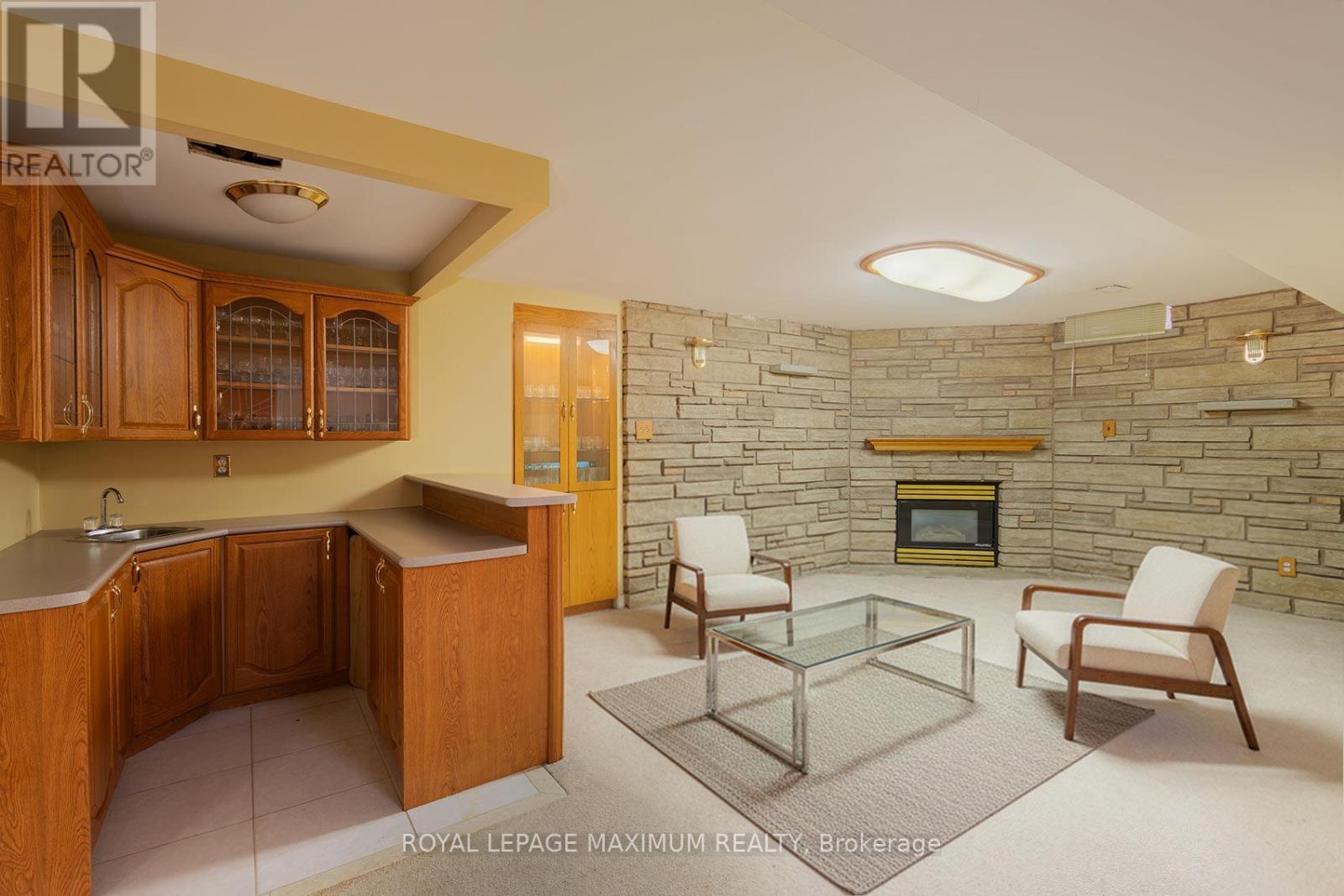 14 Mustang Road, Vaughan, ON - Indoor With Fireplace