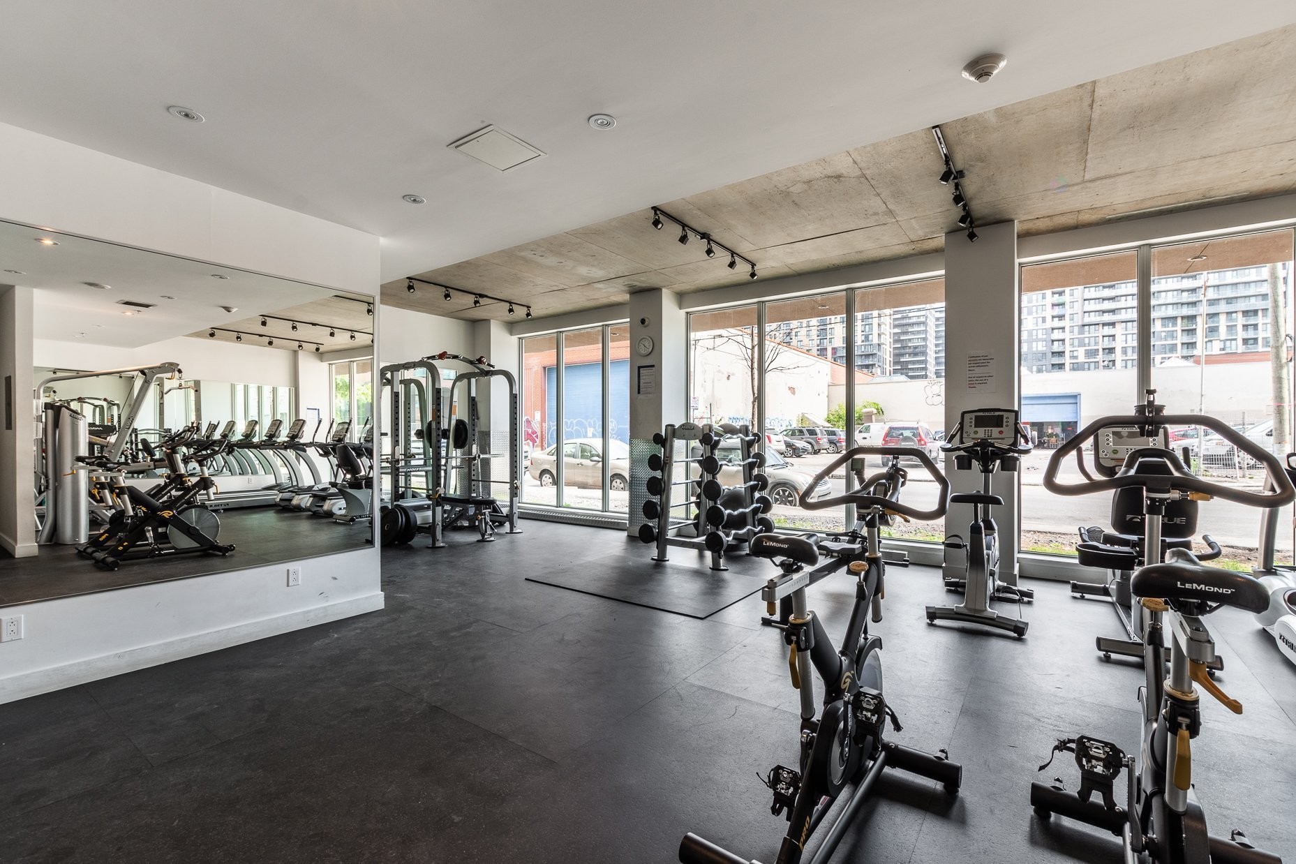 Exercise Room - 1314-190 Rue Murray, Montréal (Le Sud-Ouest), QC - Indoor Photo Showing Gym Room