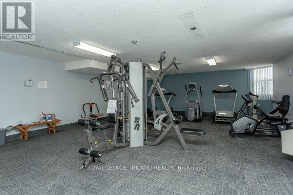2703 - 323 Colborne Street, London East (East K), ON - Indoor Photo Showing Gym Room