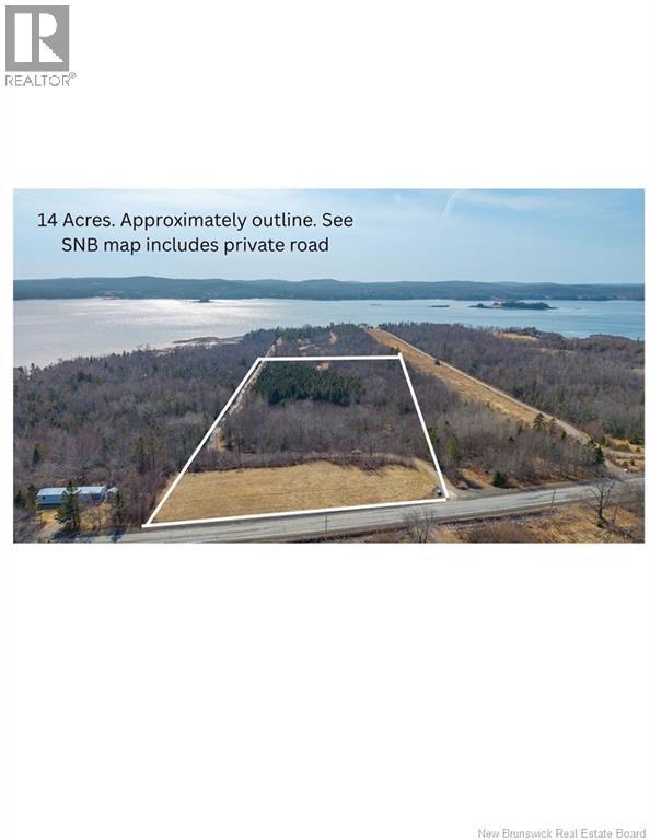 Approximate outline, not incuding private road - 0 Route 127, Bayside, NB