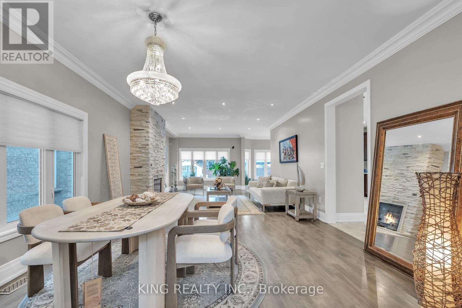 174 Minto Crescent, Milton, ON - Indoor With Fireplace