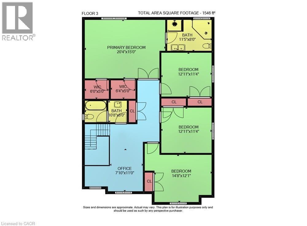 Upper level floor plan - 182 Irwin Avenue, Hamilton, ON - Other