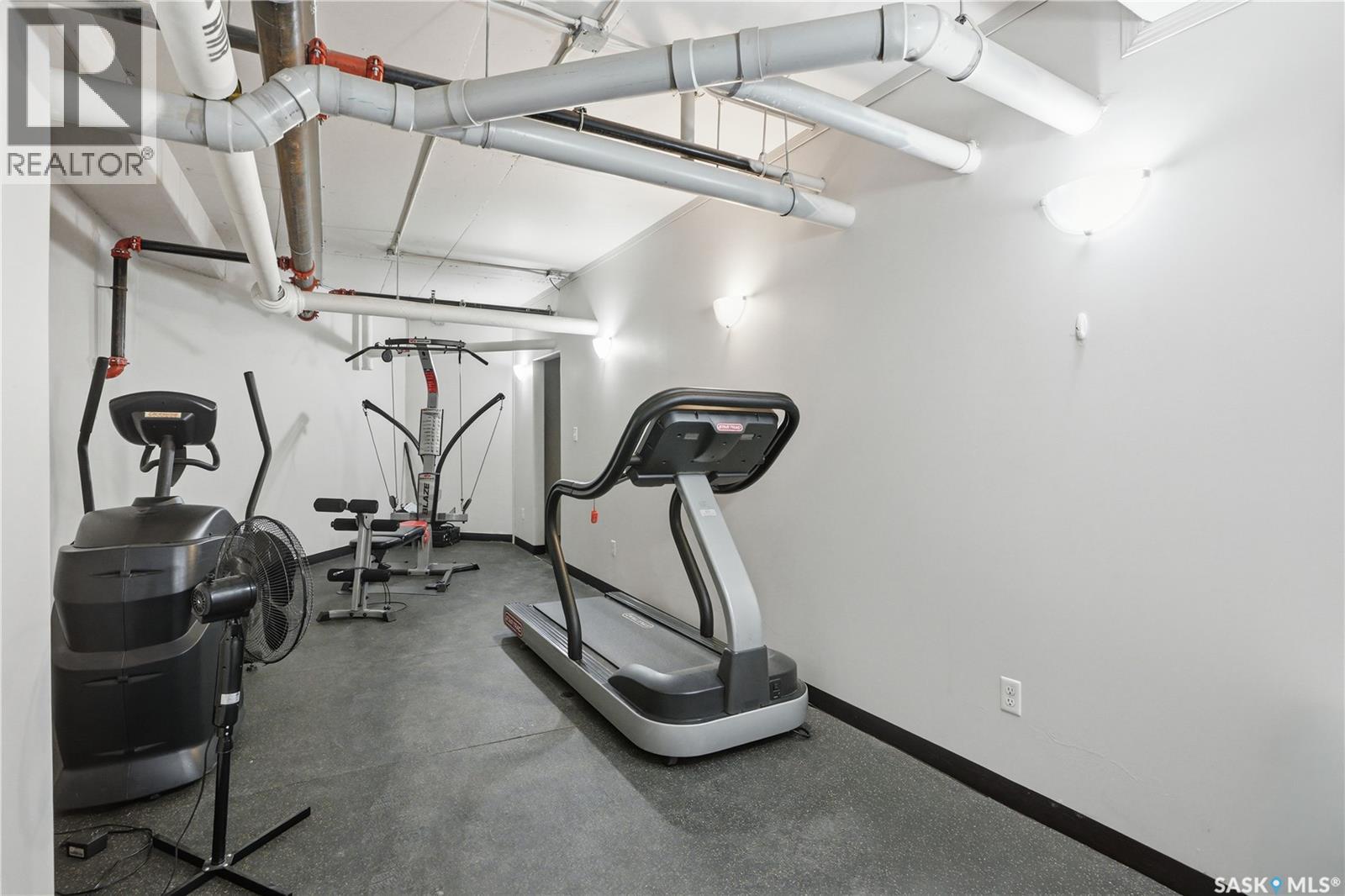 301 2730 Main Street, Saskatoon, SK - Indoor Photo Showing Gym Room