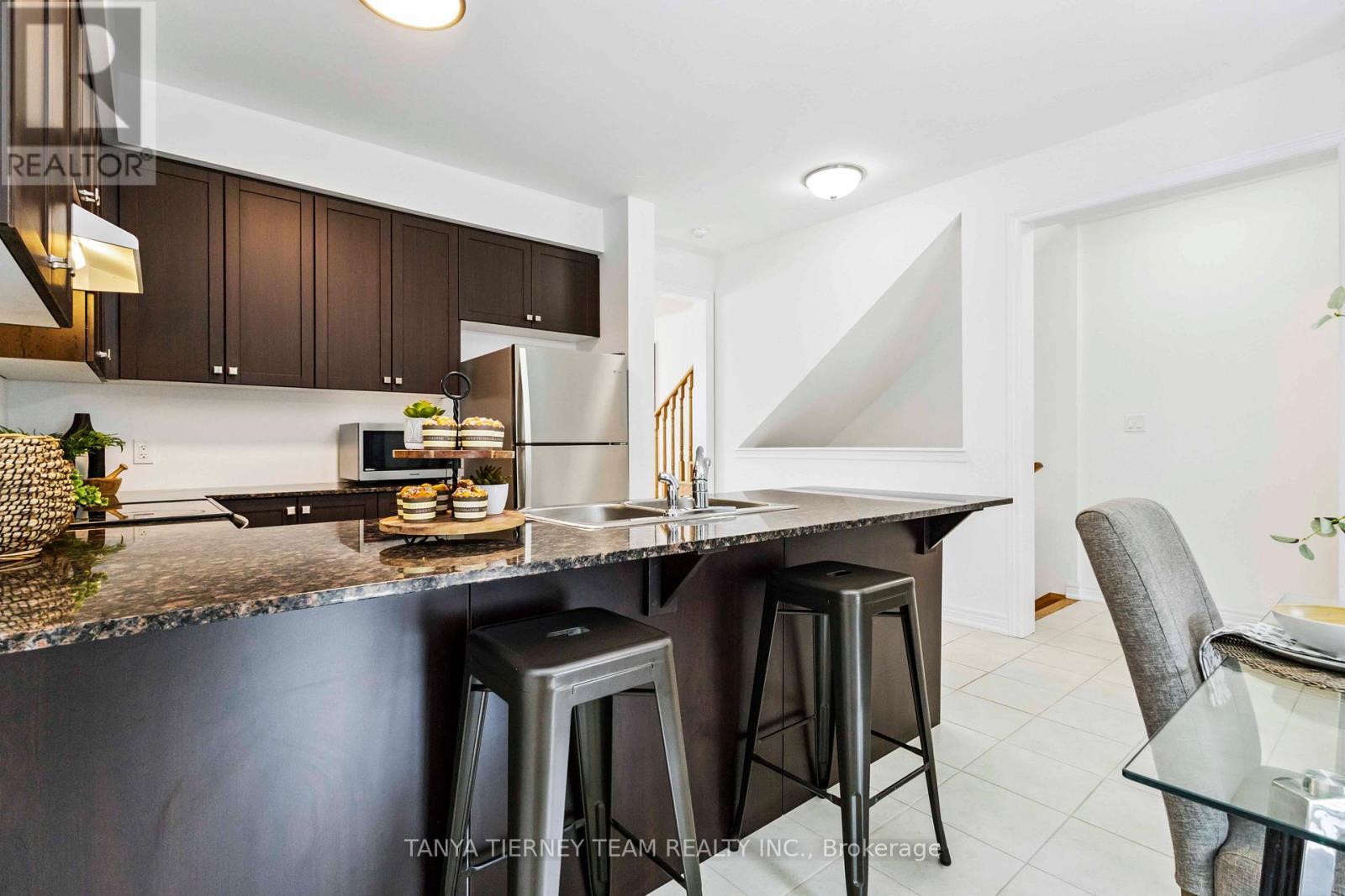 36 Dockside Way, Whitby, ON - Indoor Photo Showing Kitchen With Stainless Steel Kitchen With Double Sink