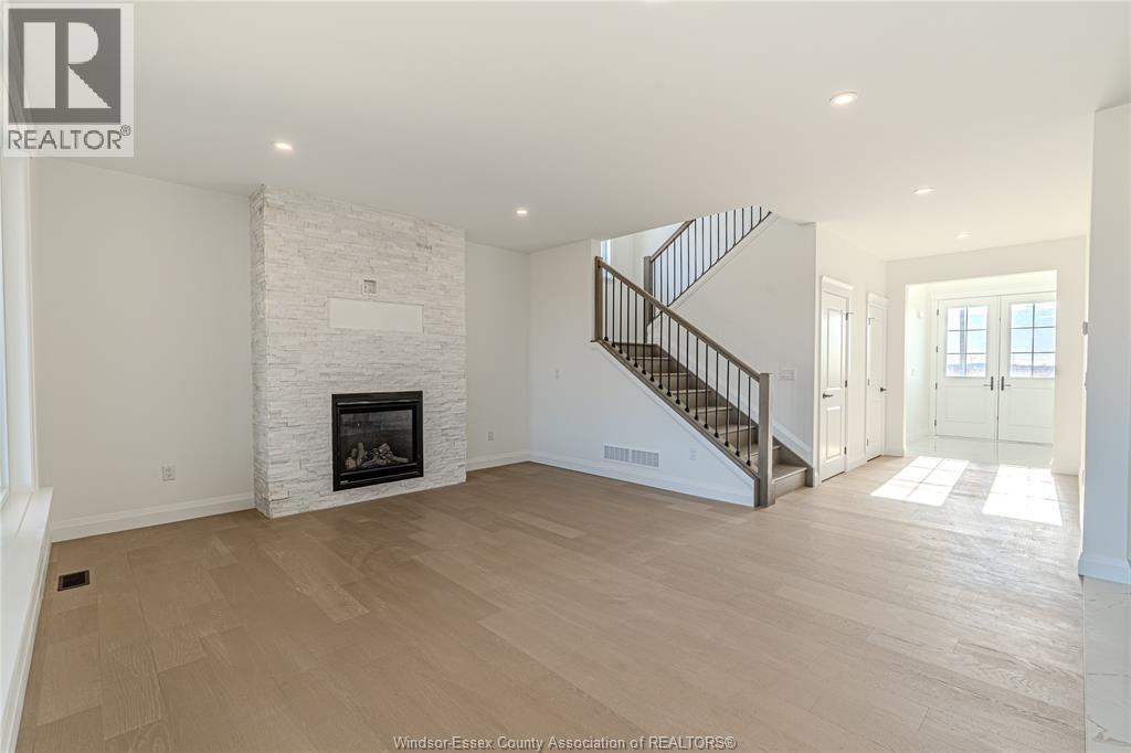 4508 Ursula, Comber, ON - Indoor Photo Showing Living Room With Fireplace