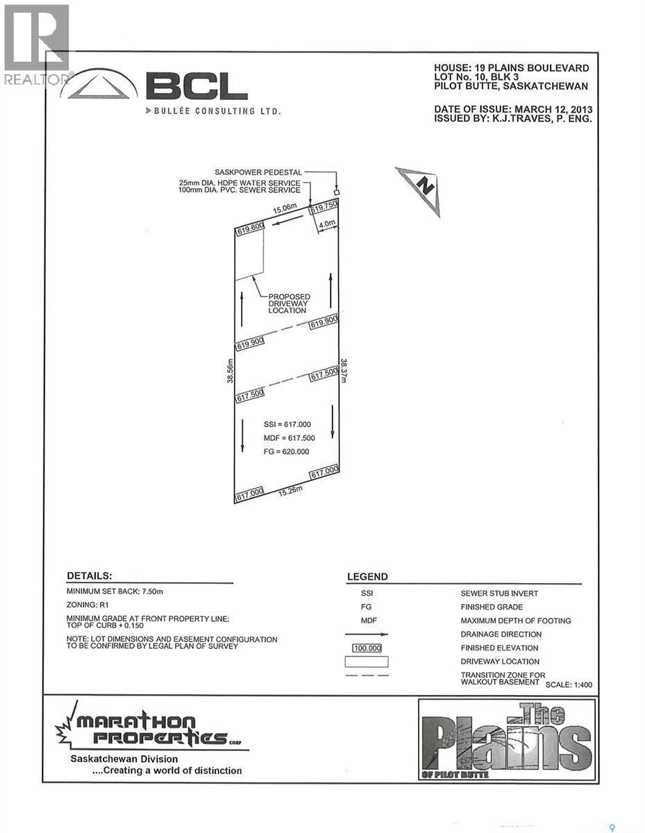 19 Plains Boulevard, Pilot Butte, SK