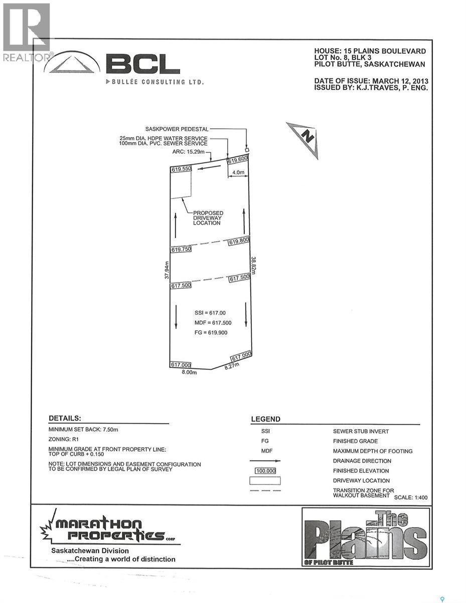 15 Plains Boulevard, Pilot Butte, SK