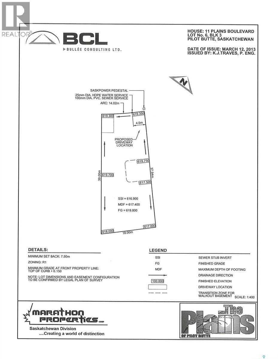 11 Plains Boulevard, Pilot Butte, SK