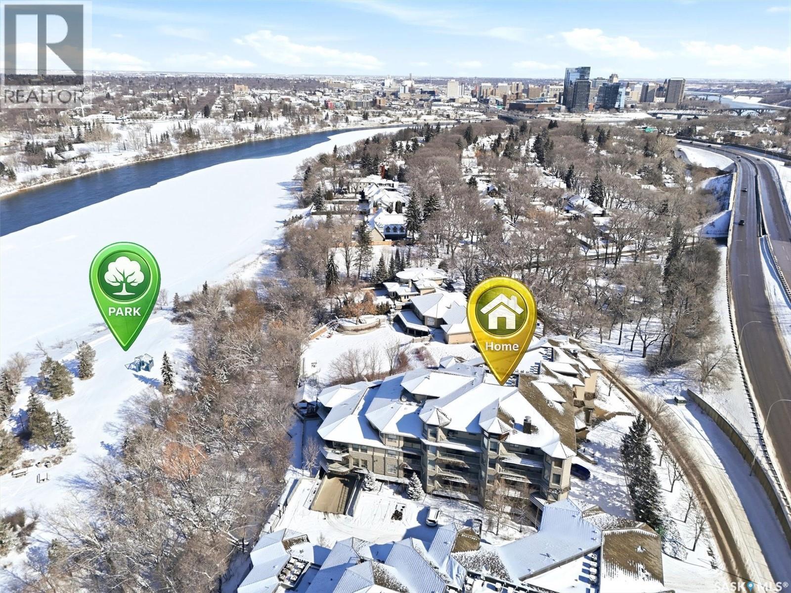 402 615 Saskatchewan Crescent W, Saskatoon, SK - Outdoor With View