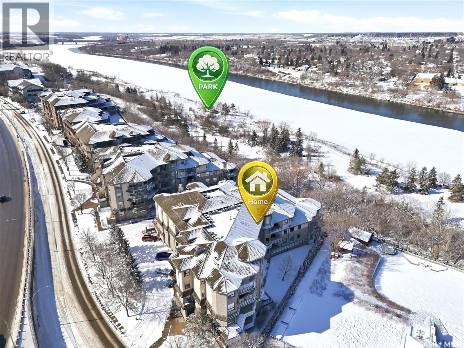402 615 Saskatchewan Crescent W, Saskatoon, SK - Outdoor With View